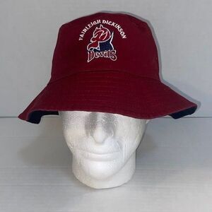 Fairleigh Dickinson University Bucket Hat Reversible RARE Knights Devils